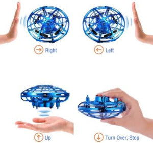 ANTI-COLLISION SMART MINI FLYING UFO DRONE TOY FOR KIDS & ADULTS ¦ USB CHARGING MINI DRONE WITH LED LIGHT